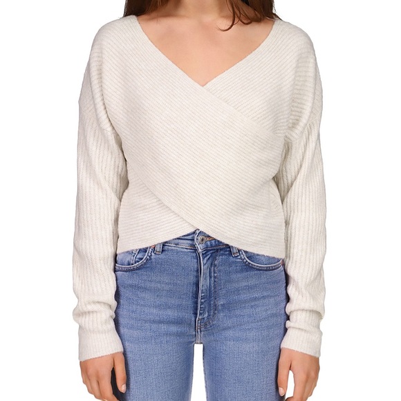 NWT Sanctuary Womens Wrap Sweater - Picture 1 of 5